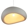 Lampa Wisząca Stone 80cm Biała E27 Design Kamień Step into Design DN426-800